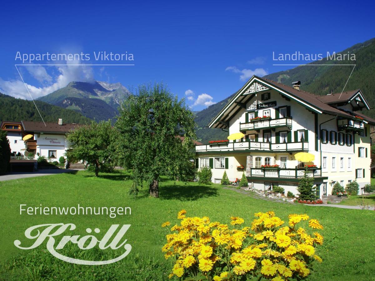 Ferienwohnungen Kroell - Appartements Viktoria Und Landhaus Maria Mayrhofen Exterior photo
